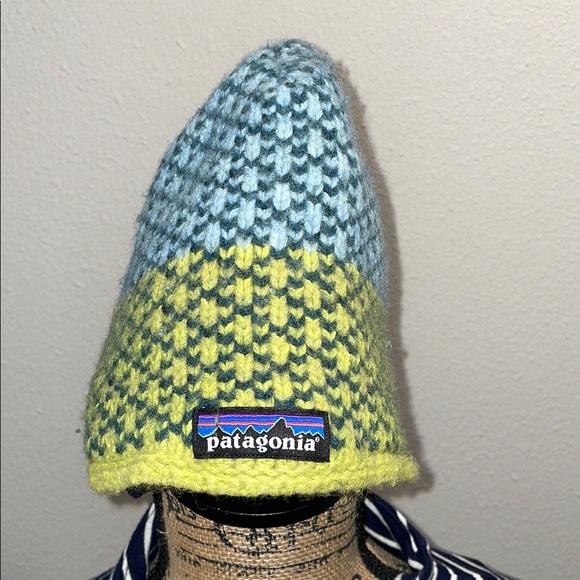 Patagonia Accessories - Patagonia Knit Beanie in Blue and Yellow